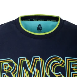 Hombre Foundry Camisetas*Bernabéu Neon Lights Camiseta Hombre Bordado RMCF Azul