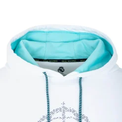 Hombre Foundry Sudaderas*Bernabéu Neon Lights Sudadera Capucha Estampado Escudo Blanco