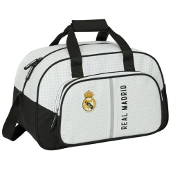 SAFTA S.A. Bolsas & Equipaje|Vuelta Al Cole*Bolsa Deporte Blanca/Negra Real Madrid