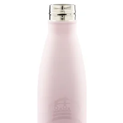 CyP Brands Evolution S.L. Artículos Para Bebidas*Botella Acero 500ml Doble Pared Tacto Goma Rosa