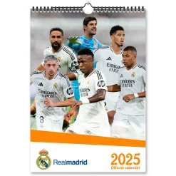 Grupo Erik Editores Papelería*Calendario A3 2025 Real Madrid