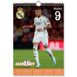 Grupo Erik Editores Papelería*Calendario A3 2025 Real Madrid