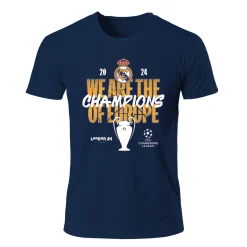 Hombre The Great Branding Company Camisetas*Camiseta Campeones UCL 15 Azul Marino Hombre
