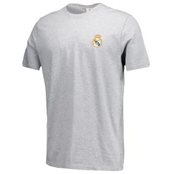 Hombre OSDM Camisetas*Camiseta Gris Hombre ECO Essentials Real Madrid Escudo Color
