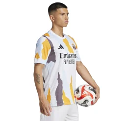 Hombre Adidas España, S.A.U Camisetas|Camisetas*Camiseta Hombre adidas Calentamiento 24/25 Blanca