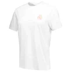Mujer OSDM Camisetas*Camiseta Mujer ECO Essentials Real Madrid Escudo Monocolor Blanca