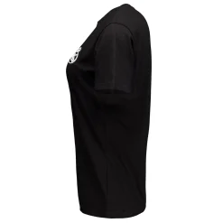 Mujer OSDM Camisetas*Camiseta Mujer ECO Essentials Real Madrid Escudo Monocolor Negra