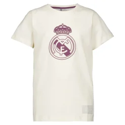 Sport Design Sweden AB Camisetas*Camiseta Niño Color Crest Blanco Roto Real Madrid