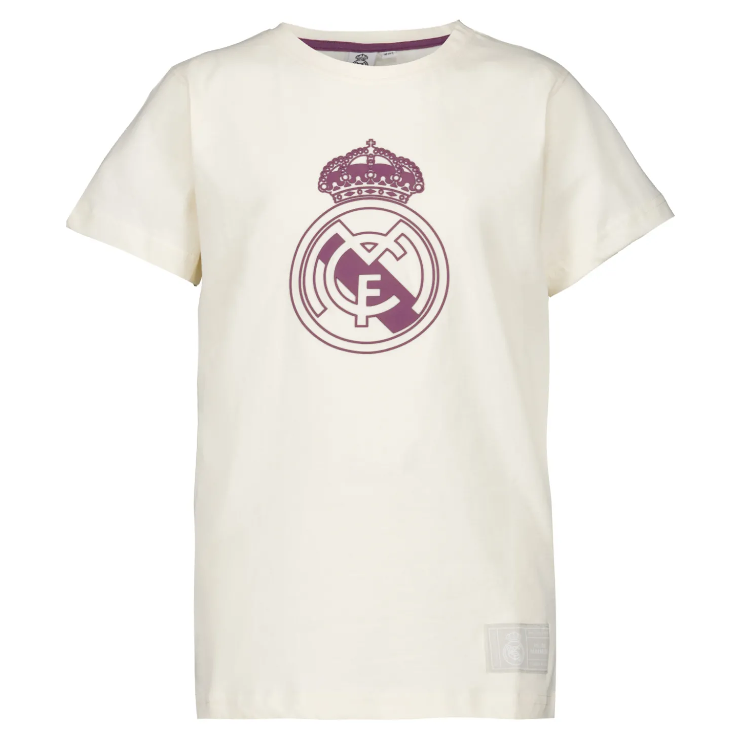 Sport Design Sweden AB Camisetas*Camiseta Niño Color Crest Blanco Roto Real Madrid