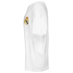OSDM Camisetas*Camiseta Niños ECO Essentials Real Madrid Escudo Color Blanca