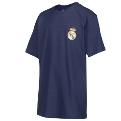 OSDM Camisetas*Camiseta Niños ECO Essentials Real Madrid Escudo Color Azul