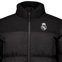 Hombre MBA Solutions Chaquetas*Chaqueta Acolchada Hombre Outerwear Negra Real Madrid