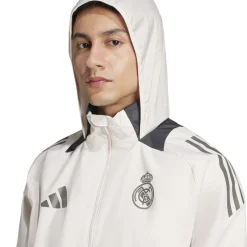 Hombre Adidas España, S.A.U Chaquetas|Chaquetas*Chaqueta All Weather Hombre adidas Entrenamiento UCL Beige 24/25
