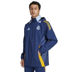 Hombre Adidas España, S.A.U Chaquetas|Sudaderas*Chaqueta All Weather Hombre adidas Entrenamiento 24/25 Azul Marino