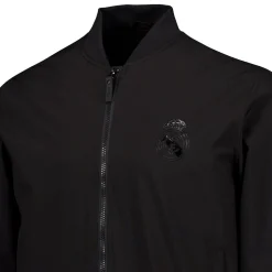Hombre MBA Solutions Chaquetas*Chaqueta Bomber Hombre Outerwear Negra Real Madrid