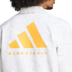 Hombre Adidas España, S.A.U Chaquetas|Chaquetas*Chaqueta calentamiento Real Madrid Baloncesto