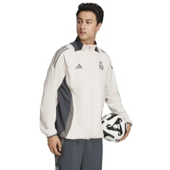 Hombre Adidas España, S.A.U Chándal|Chaquetas*Chaqueta Chándal Hombre adidas Entrenamiento UCL Beige 24/25