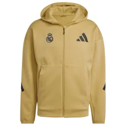 Hombre Adidas España, S.A.U Chaquetas|Sudaderas Capucha*Chaqueta Cremallera Hombre adidas Real Urban Beige