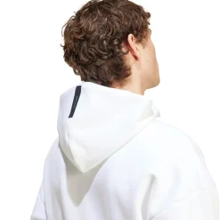 Hombre Adidas España, S.A.U Chaquetas|Sudaderas*Chaqueta Cremallera Hombre adidas Real Urban Blanca