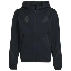 Hombre Adidas España, S.A.U Sudaderas|Chaquetas*Chaqueta Cremallera Niños adidas Real Urban Negra