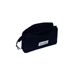 SAFTA S.A. Vuelta Al Cole|Papelería*Estuche Triple Azul Marino/Blanco Real Madrid