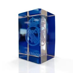 Project & Rogers Artículos Para Bebidas*Figura de Cristal Escudo Real Madrid