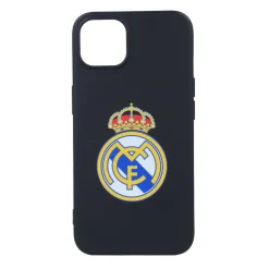 JLK Merchandising, S.L. Carcasas*Funda iPhone 13 Escudo Negro Real Madrid