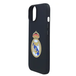 JLK Merchandising, S.L. Carcasas*Funda iPhone 15 Escudo Negro Real Madrid
