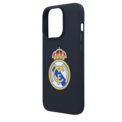 JLK Merchandising, S.L. Carcasas*Funda iPhone 15 Pro Escudo Negro Real Madrid