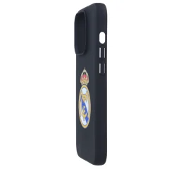 JLK Merchandising, S.L. Carcasas*Funda iPhone 15 Pro Escudo Negro Real Madrid