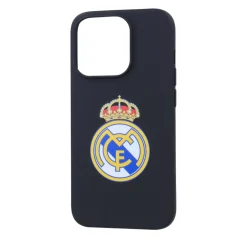 JLK Merchandising, S.L. Carcasas*Funda iPhone 15 Pro Max Escudo Negro Real Madrid