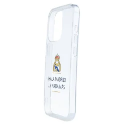 JLK Merchandising, S.L. Carcasas*Funda iPhone 15 Pro Max ¡Hala Madrid! Transparente Real Madrid