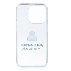JLK Merchandising, S.L. Carcasas*Funda iPhone 15 Pro Max ¡Hala Madrid! Transparente Real Madrid