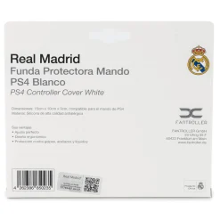 Fantroller Juegos & Juguetes|Carcasas*Funda Mando PS4 Blanca Real Madrid