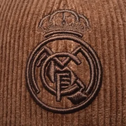 Project Rogers & JLK, S.L. Gorras*Gorra Escudo de Pana Marrón Real Madrid