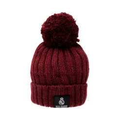 Project Rogers & JLK, S.L. Gorros*Gorro Punto Pompón Niños Granate