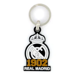 Promoestrategia, S.L. Llaveros*Llavero 1902 Escudo Blanco/Negro Real Madrid