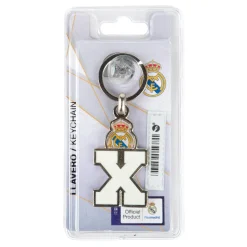 Project & Rogers Llaveros*Llavero Real Madrid con Letra - X