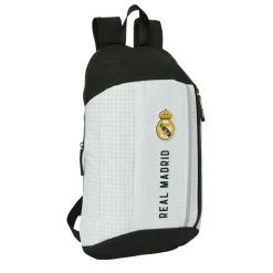 SAFTA S.A. Bolsas & Equipaje|Vuelta Al Cole*Mini Mochila Blanca/Negra Real Madrid