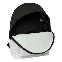 SAFTA S.A. Bolsas & Equipaje|Vuelta Al Cole*Mochila Doble Laptop 15,6'' Blanca/Negra Real Madrid