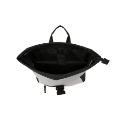 SAFTA S.A. Bolsas & Equipaje|Vuelta Al Cole*Mochila Solapa Laptop 15,6´´ Blanca/Negra Real Madrid