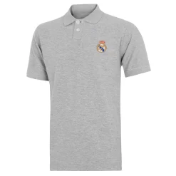 Hombre T&F Polos*Polo Gris Claro Hombre Escudo Color Essentials