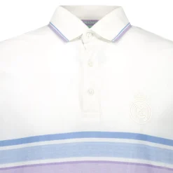 Hombre Foundry Polos*Polo Hombre Rayas Multicolor Blanco Real Madrid
