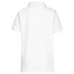 Hombre OSDM Vuelta Al Cole|Polos*Polo Niños ECO Essentials Real Madrid Escudo Color Blanco