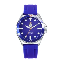 Grupo Munreco Joyería*Reloj Acero y Correa de Goma Hombre Real Madrid