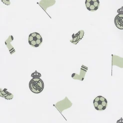 OSDM Ropa De Bebés*Set 2 Bodies Bebé Verde/Blanco Real Madrid