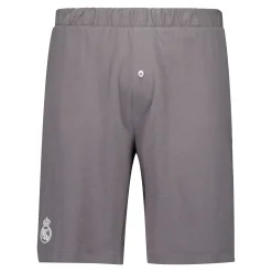 Hombre OSDM Pijamas*Set Pijama Camiseta & Pantalones Cortos Hombre White Dreams Gris Real Madrid