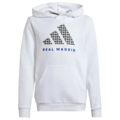 Hombre Adidas España, S.A.U Sudaderas|Sudaderas Capucha*Sudadera Capucha adidas Niños Blanca 24/25
