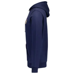 Hombre OSDM Sudaderas*Sudadera Capucha Azul Hombre ECO Essentials Real Madrid Escudo Color