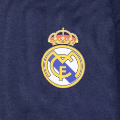OSDM Sudaderas*Sudadera Capucha Cremallera Niños ECO Essentials Real Madrid Escudo Azul